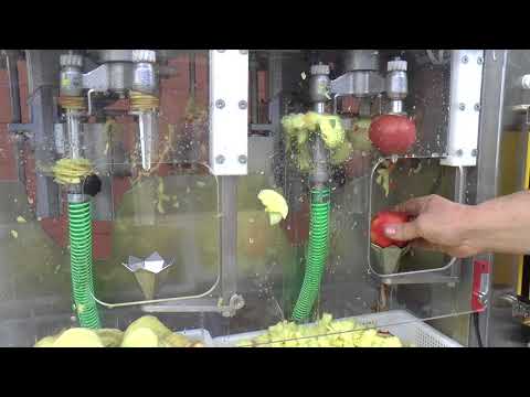 Машина для очистки, нарезания, удаления сердцевины яблок 300-500 кг/час