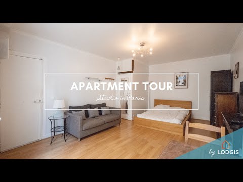 Apartment Tour // Furnished  26m2 in Paris – Ref : 10911326