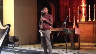 Nexus 2014 Pt 1 - Shabaka Hutchings - Bass Clarinet (5) (St Georges, London 6-03-14)