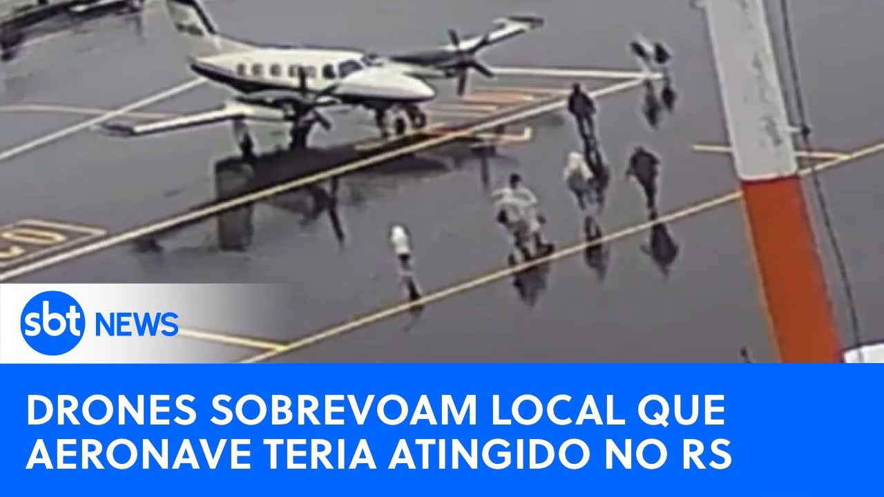 Confira o possível trajeto de aeronave que caiu no Rio Grande do Sul | SBT News