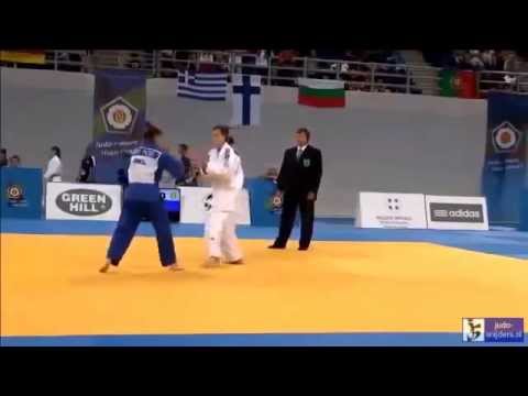 Judo 2014 European Championships Cadets Athens: Bikbova (RUS) - Petit (BEL) [-40kg] semi-final