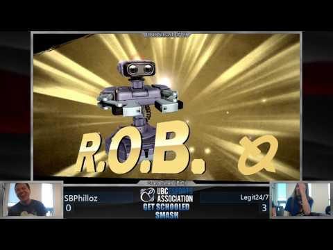 UBC Smash #19: Grand Finals - SBPhilloz4 (Zelda, Zero Suit Samus) vs Legit247 (ROB, Bowser)