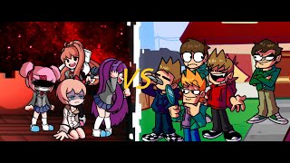 Cover art for FNF DDLC vs EDDSWORLD