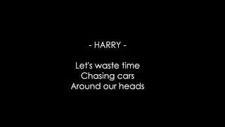 One Direction - Chasing Cars LYRICS ON SCREEN