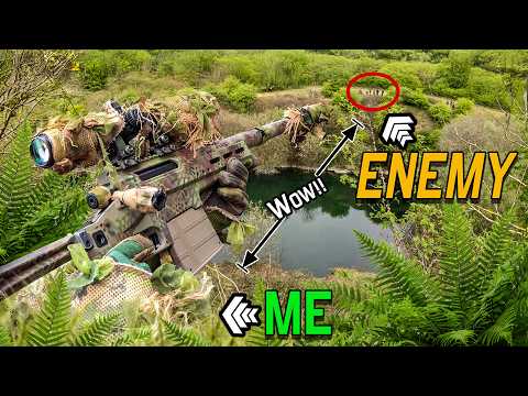 Long Range Airsoft Sniper Invisible In Plain Sight 🎯☠️