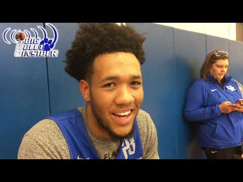 E J  Montgomery on media day