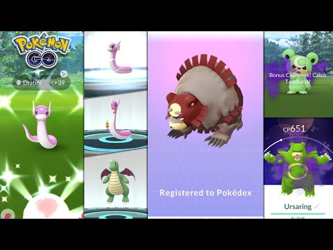 Dratini & Teddiursa featured in November community day 2022