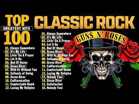 Best Classic Rock Songs Of All Time🔥Metallica, ACDC, Aerosmith, Bon Jovi💥80's 90's Classic Rock