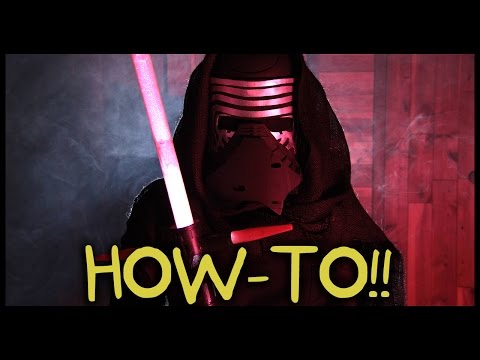 Make Your Own Kylo Ren Lightsaber and Costume! - Homemade How-to! Video