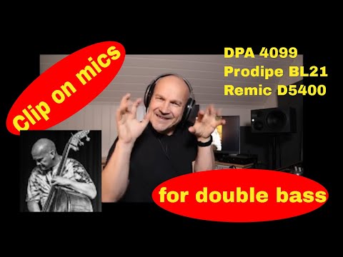 Clip on mics for double bass