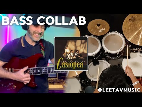 Strasse by CASIOPEA - COLLAB with ‪@LeeTavMusic‬ - Drum and Bass Cover - JVDrumming