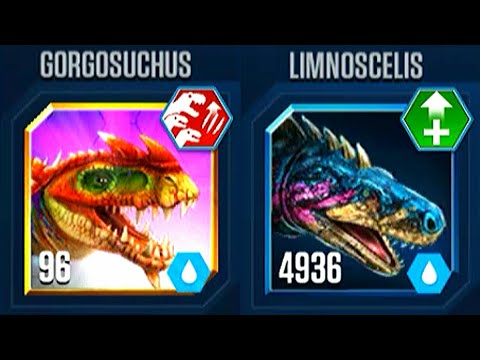 GORGOSUCHUS VS LIMNOSCELIS | JURASSIC WORLD THE GAME