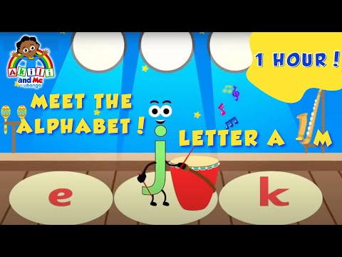 MEET THE ALPHABET! Letter A - M | Learn the Alphabet with Akili | African Educational Cartoons