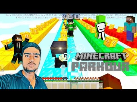 Your Friend Saurabh - Lucky Boxes Parkour challenge in Minecraft #viral#minecraft#viralvideo#music #lucknow @GamerFleet