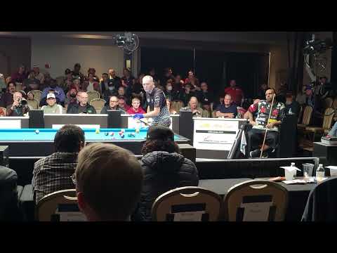 John Pinegar (Hennessy) Pre-shot routine #billiards #Derbycityclassic #onepocket #crazydude