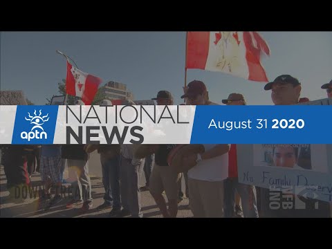 APTN National News August 31, 2020 – New home for Macdonald statue, Manitoba tightening travel