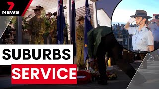 Honour for the Anzacs spread through the suburbs  | 7 News Australia