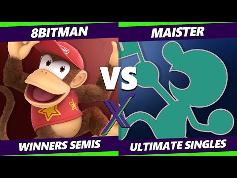 S@X 382 Online Winners Semis - Maister (Game & Watch) Vs. 8BitMan (Diddy Kong) Smash Ultimate - SSBU