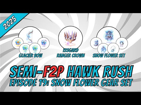 iRO Chaos - Semi-F2P Hawk Rush Windhawk - Snow Flower Gear Set + Glacier Bow + Issgard Crown (2025)