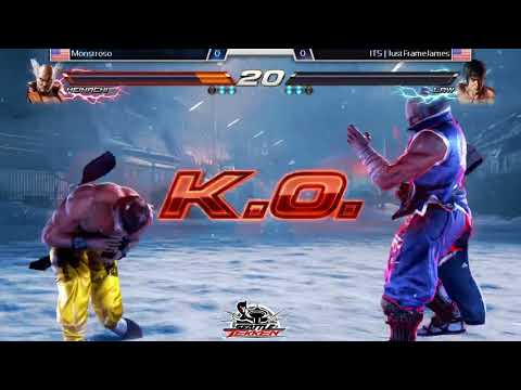 Monstroso (Heihachi) vs JustFrameJames (Law)