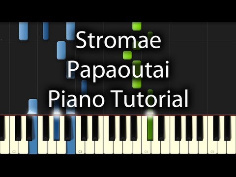 Papaoutai - Stromae piano tutorial