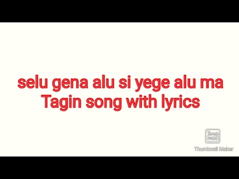 Selu gena alu si Tagin song with lyrics