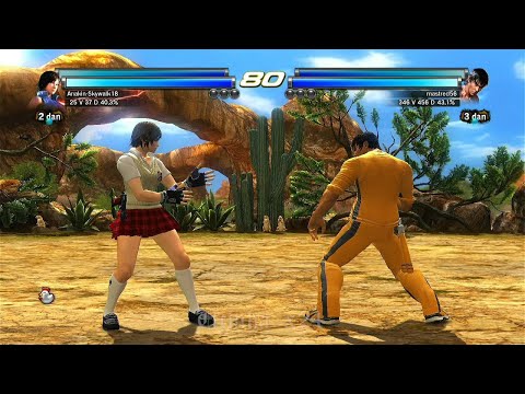 29_1 Asuka y Alisa ( Uchiha x24 ) vs (mastred56) Marshall y Forest Law - Tekken Tag 2 Online PS3