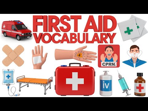 First Aid Vocabulary | 50 Emergency Medical Words with Examples | Learn English Fast