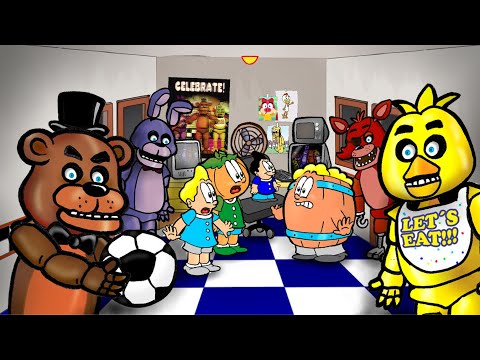 The Secret of the Pizzeria - FNAF Night 3 - Barrel, Rafa, Big Head and Little Ricardinho