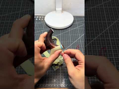 How to tie the rubber band on a slingshot #woodscraft #diy #woodworking #slingshot