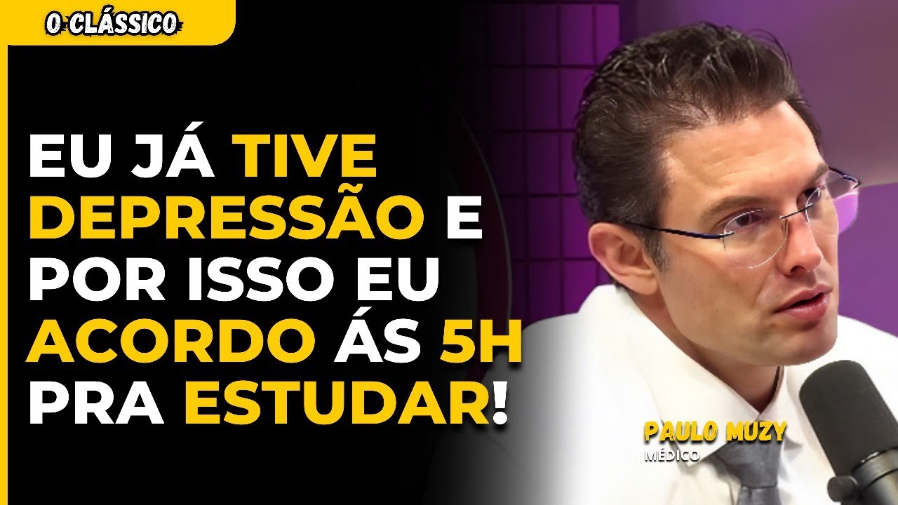 a ROTINA ASSUSTADORA de ESTUDOS de PAULO MUZY | PODCATS
