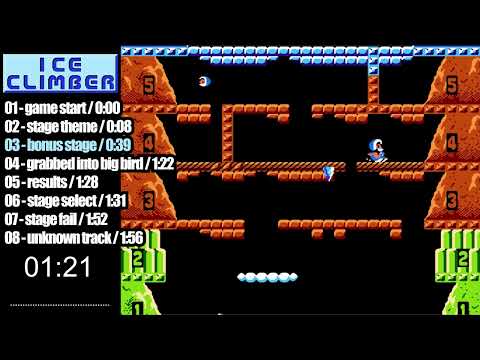 Ice Climber OST - all soundtrack in one video | NES | 1984