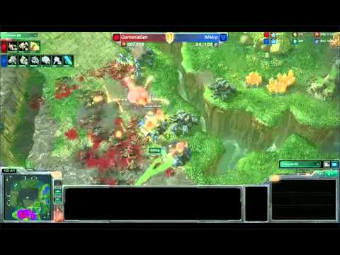 BlizzCon 2011 - Starcraft II - Game 2 - IM MVP (T) VS Gamania Sen (Z) Part 1/1