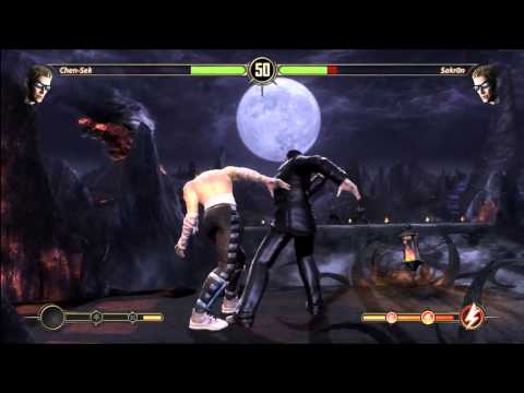 MK9 Online Sakr0n(Cage) vs Chen-Sek(Kung-Lao, Cage) 6/12/14