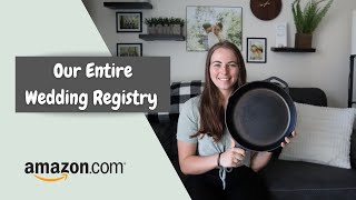 Our Amazon Wedding Registry | Registry Ideas | Everything On Our Registry