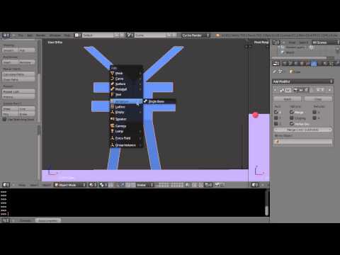 Blender Tutorial - Mirror Modifier for Objects and...