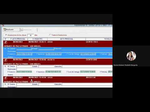 CAPACITACIÓN MODULO SIJ   DIRIGIDO A ASISTENTES JUDICIALES DEL MÓDULO PENAL, CIVIL Y FAMILIA