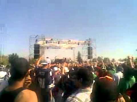 GUERRILLEROKULTO ft. MICHU MC // MUSIC EVOLUTION FESTIVAL 2010 // plaza los abastos