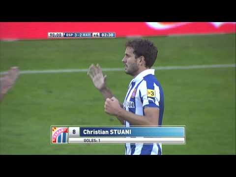 La Liga | Gol de Stuani de cabeza (3-2) en el RCD Espanyol - Rayo Vallecano | 21-10-2012 | J8
