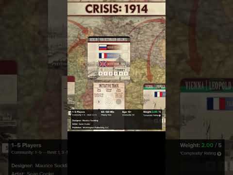 Crisis 1914 Political Wargame quick Review 2024 sneak peek, best features