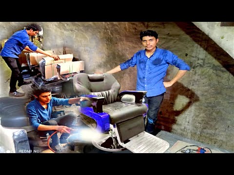 How Salon Chairs Are Made | Mass Manufacturing Process...