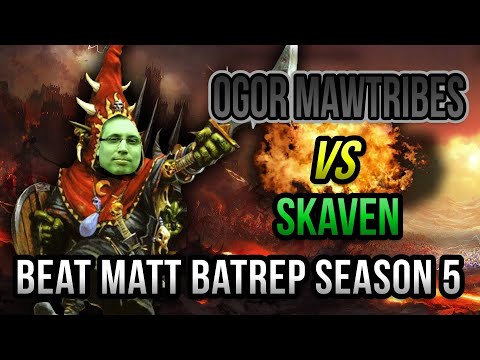 Ogor Mawtribes vs Skaven Age of Sigmar Battle Report - Beat Matt Batrep S05E80