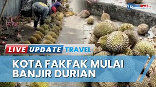 Banjir Penjual Durian di Kabupaten Fakfak, Pembeli Silih Berganti Demi Borong Buah Berduri