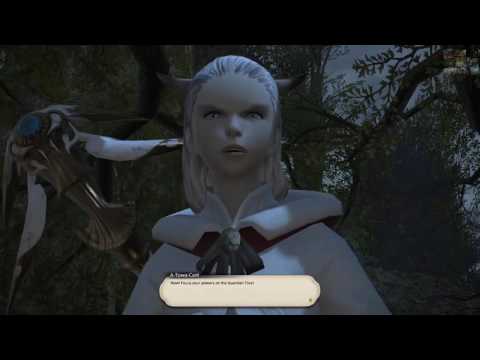 Let's Play Final Fantasy XIV Level 50 White Mage Job Quest...