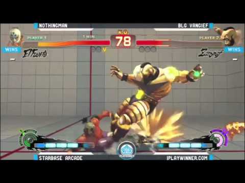 n0thingman (ELF) vs BLG Vangief - SSF4 One & Done Tournament