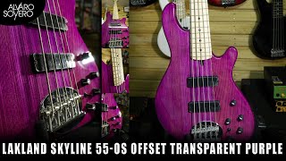 Video thumbnail for Bajo Lakland Skyline 55-OS Offset Transparent Purple / Test y Review por Alvaro Sovero by Alvaro Sovero