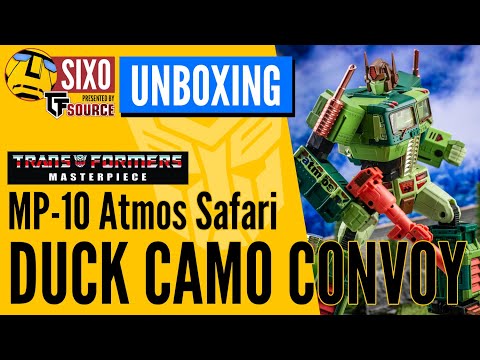 UNBOXING: TakaraTomy Transformers Masterpiece MP-10DC Convoy (Atmos Safari Duck Camo ver.)