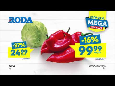 Roda | Mega nedelja 27.09 - 3.10.2019.