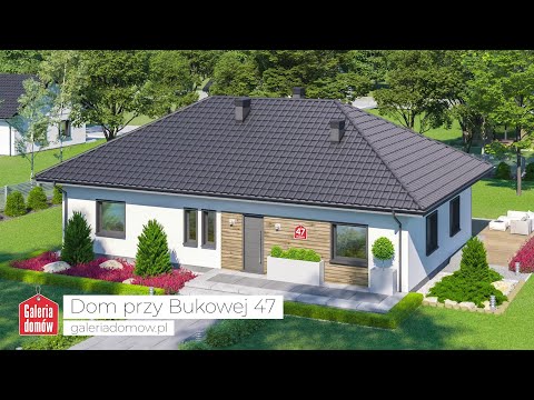 Projekt domu przy Bukowej 47 - GaleriaDomow.pl