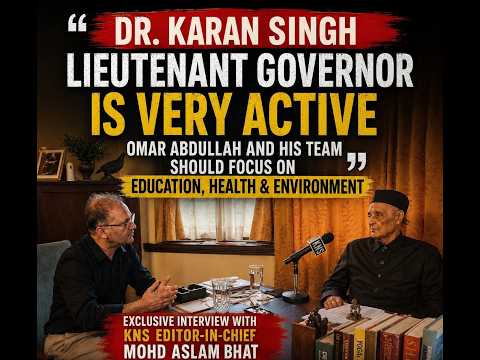 I see the Lieutenant Governor is very active. Omar Abdullah and his team have education, health and environment, they should work on them. It is a big thing that free and fair elections have taken place. Everyone wants statehood, but the Government of India now has to take that decision: Dr Karan Singh